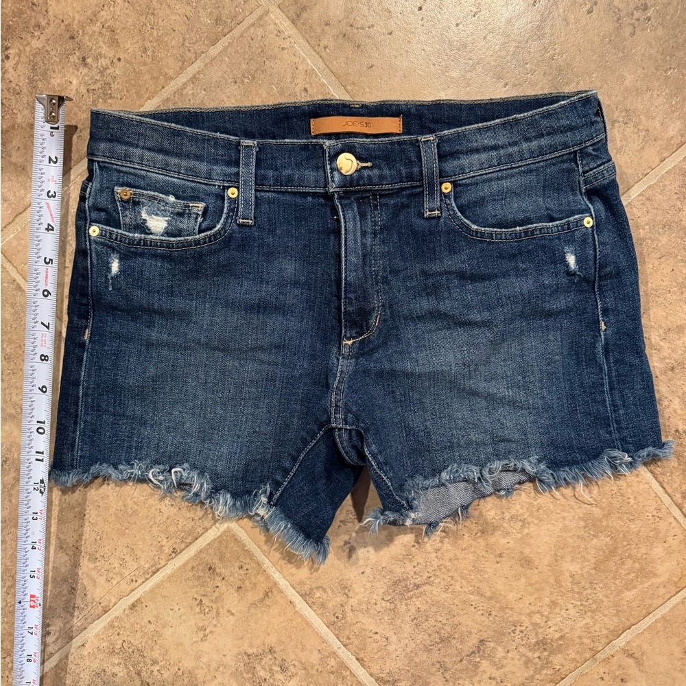 Joe's Jeans Dark Blue Denim Cutoff Shorts